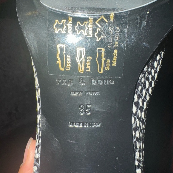 Rag And Bone Animal Print Leather Booties - Picture 7 of 8